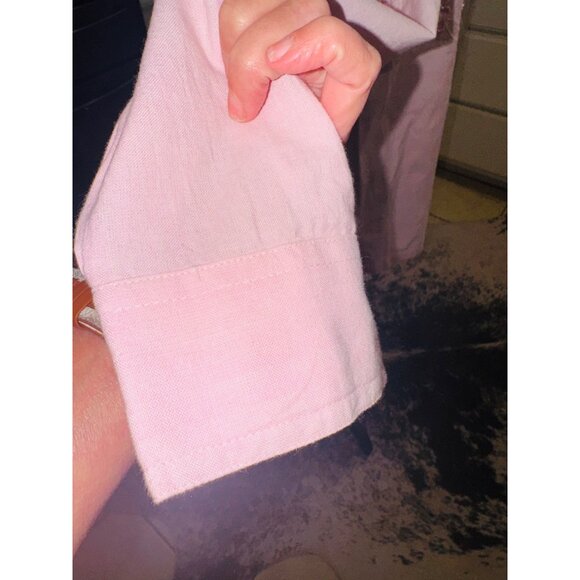 VTG Western Quacker Factory Pink Cut Out Sequin Shirt Butterfly Coastal Cowgirl - Picture 10 of 10